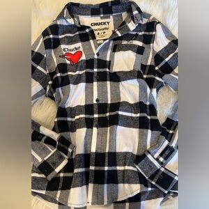 Chucky x Cakeworthy Tiffany Child’s Play Flannel Sz: S